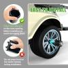 image10L0L Universal Golf Cart SS Wheel Center Cap Cover for Yamaha EZGO Club Car 4 PCS ChromeBlack