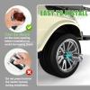 image10L0L Universal Golf Cart SS Wheel Center Cap Cover for Yamaha EZGO Club Car 4 PCS ChromeSilver
