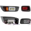 image10L0L Upgrade Golf Cart Light Kit for EZGO TXT Headlight Taillight Kit with LowHigh Beam Turn Signal Switch Horn Button Blinker ampamp Brake Light Switch Pad Daytime Running Lamp