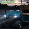 image10L0L Upgrade Golf Cart Light Kit for EZGO TXT Headlight Taillight with Turn Signal Switch Low High Beam Blinker ampamp Brake Light Switch Pad Horn MusicSync Color Daytime Running Lamp