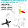 image10L0L Upgraded Golf Cart Front Rear Shock Absorber for EZGO TXT 1994up EZGO Medalist ampamp Marathon 19701994 OEM 76418G01 70248G01 70324G01 76419G014 Pack