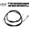 imageGolf Cart Brake Cable Stainless Steel Core for EZGO TXT 1994 ampamp up or EZGO TXT Marathon Medalist Golf Cart Driver ampamp Passenger Side Brake Cable 70716G03 70273G03 70969G03