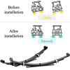 imageGolf Cart Rear Heavy Duty 4Leaf Spring Kit with Bushings ampamp Sleeves Kit for EZGO TXT Golf Cart 19952013