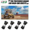 imageGolf Cart Rear Leaf Spring Bushings ampamp Sleeves Kit for EZGO TXTMedalist 94 GasElectric Club Car DS 1992up Include 8 Bushings 4 Metal Spacers