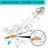 imageGolf Cart Steering Box Assembly for EZGO TXT 19942001Replaces OEM 70147g02 70723g02 70314g02
