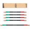 image10L0L Golf Cart Battery Cables 4 Gauge for 36v ampamp 48v EZGO TXT 1994UP ACDC Wire Golf Cart Battery Pure Copper Wiring Kit with Heavy Duty Wire LugsRed  Green