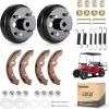 image10L0L Golf Cart EZGO Brake Maintenance Kit for 1997Up Electric EZGO TXT PDSIncl Brake Hub Drums ampamp PadsShoes ampamp Spring Kit OEM 19186G1 70794G01 70795G01 27943G01 NOT FIT Gas Models
