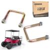 image10L0L Golf Cart Rear Spring U Bolt for EZGO TXT 1994up Electric ampamp Gas Includes Nuts OEM 72124G01 72618G01 72029G01 2 PCS