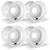image10L0L Golf Cart WheelRim 44  1016mm Bolt Pattern 684mm Centre Hole Steel with Durable White Powder Coat Finish OEM Dimensions Fit for Yamaha EZGO TXT RXV Club Car DS Precedent Tempo Onward 8x710x7