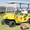 image10L0L Golf Cart Windshield Compatible with EZGO TXT Gas ampamp Electric Models Lightweight EZGO TXT Windshield Foldable Windproof Waterproof