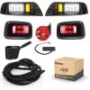 image12 Volt Headlight Tail Light Kit Compatible with EZGO TXT 19962013 Golf Cart Lights Street Legal Kit Wire Harness for Gas and Electric
