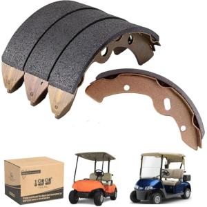 image10L0L Golf Cart Brake ShoesBrake Pads and Bendex Drum Spring Kit for Yamaha 1993Up G14 G16 G19G22 and 1996Up TXTEZGOST350WorkhorseMedalist 1997 UP OEM 27943G01 27945G01 70794G01 70795G01Golf Cart Cart Brake Shoes