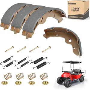 image10L0L Golf Cart Brake ShoesBrake Pads and Bendex Drum Spring Kit for Yamaha 1993Up G14 G16 G19G22 and 1996Up TXTEZGOST350WorkhorseMedalist 1997 UP OEM 27943G01 27945G01 70794G01 70795G01Golf Cart Brake Shoes and Bendex Drum Spring