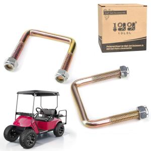 image10L0L Golf Cart Rear Spring U Bolt for EZGO TXT 1994up Electric ampamp Gas Includes Nuts OEM 72124G01 72618G01 72029G01 2 PCS