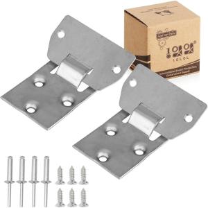 image10L0L Golf Cart Seat Bottom Hinge Plate for EZGO1995up TXTMedalist Golf Cart Set of 2 Replaces OEM 71610G01 71609G01