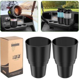 image10L0L Universal Golf Cart Heater Propane Cup Holder for Yamaha EZGO Club Car Material Upgrade Replacement Holder for 164 oz Portable Propane Heater Camping Gas Cylinder Black2 Pack
