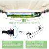 image10L0L Golf Cart Folding Side Mirror and Panoramic Rear View Mirror Kit for Yamaha EZGO Club Car