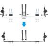image10L0L Golf Cart Seat Belt Seatbelts Bracket Kit Universal Fit 2 Passenger EZGO TXT RXV for Yamaha ampamp Club Car Front Back Rear Seat Kit 42quot Retractable