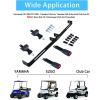 image10L0L Golf Cart Seat Belt Seatbelts Bracket Kit Universal Fit 2 Passenger EZGO TXT RXV for Yamaha ampamp Club Car Front Back Rear Seat Kit 42quot Retractable