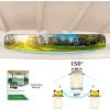 image10L0L Newest Golf Cart Mirrors Folding Side and Panoramic Rear View Mirror Kit for Yamaha Club Car EZGO Eliminate Blind Spots Clear Convex Style