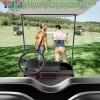 image10L0L NoDrill Golf Cart Mirrors  Universal Fit for Yamaha EZGO Club Car  Foldable ampamp VibrationProofBlack Back