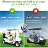 image10L0L Universal 2 Passenger Golf Cart Seat Belt Bracket Kit for EZGO Club Car Yamaha Fits Front Seat with Bracket2 pointUniversal
