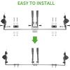image10L0L Universal 2 Passenger Golf Cart Seat Belt Bracket Kit for EZGO Club Car Yamaha Fits Front Seat with Bracket2 pointUniversal