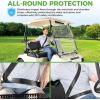 image10L0L Universal 2 Passenger Golf Cart Seat Belt Bracket Kit for EZGO Club Car Yamaha Fits Front Seat with Bracket3 pointfits EZGO TXT  Club Car DS