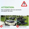 image10L0L Universal 23point Golf Cart Seat Belts 42quot Retractable Belts with Bracket StreetLegal Upgrades Fits 22 42 Passenger for Yamaha EZGO TXT RXV Club Car DS Most Golf Carts FrontRear Seat3point ONLY Fit EZGO TXT  Club Car DSPrecedent