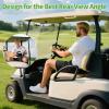 image10L0L Universal Adjustable Golf Cart Panoramic Rear View Mirror Rotatable 270 Rotation 165quotWide Angle Full Rearview Golf Cart Mirror for EZ Go Club Car Yamaha