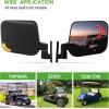 imageGolf Cart Side Mirrors with Turn Signal LightRear View Mirror for Club Car EZGO Yamaha Gas ampamp ElectricGolf cart must be drilled and have turn signal headlights