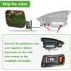imageGolf Cart Side Mirrors with Turn Signal LightRear View Mirror for Club Car EZGO Yamaha Gas ampamp ElectricGolf cart must be drilled and have turn signal headlights