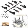 image10L0L Universal 23point Golf Cart Seat Belts 42quot Retractable Belts with Bracket StreetLegal Upgrades Fits 22 42 Passenger for Yamaha EZGO TXT RXV Club Car DS Most Golf Carts FrontRear Seat3point ONLY Fit EZGO TXT  Club Car DSPrecedent