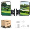 image10L0L Universal Golf Cart Side Mirrors for Yamaha Club Car EZGO Folding Side View Mirror Extra Wide 180 Degree Large Panoramic Mirrors
