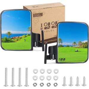image10L0L Golf Cart Side Mirrors for Yamaha Club Car EZGO and Other