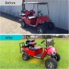 image10L0L Golf Cart Fender Flares  Standard Fender Flares Front and Rear for EZGO TXT 19982013 GasElectric Carts with Metal Mounting Hardware Not Fits 48V Electric and Modified Cart