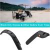 image10L0L Golf Cart Fender Flares  Standard Fender Flares Front and Rear for EZGO TXT 19982013 GasElectric Carts with Metal Mounting Hardware Not Fits 48V Electric and Modified Cart