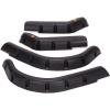 image10L0L Golf Cart Fender Flares  Standard Fender Flares Front and Rear for EZGO TXT 19982013 GasElectric Carts with Metal Mounting Hardware Not Fits 48V Electric and Modified Cart