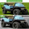 image10L0L Golf Cart Front and Rear Fender Flares for Club Car Precedent  Set of 4 Golf Cart Fender Flares WStainless Steel Screws Hardware NOT for Modified Car