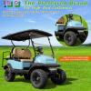 image10L0L Golf Cart Front and Rear Fender Flares for Club Car Precedent  Set of 4 Golf Cart Fender Flares WStainless Steel Screws Hardware NOT for Modified Car