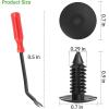 image10L0L Universal Golf Cart GampampE XMas Tree Rivets Fits EZGO Club Car Yamaha OEM1010434 50 PCS