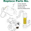 image10L0L Golf Cart Tune Up Kit for EZGO RXV 2008up ampamp TXT 2010up Gas Carts with Kawasaki Motor Air Fuel Oil Filter 28463G01 72084G01 607454 Spark Plug 607462