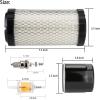 image10L0L Golf Cart Tune Up Kit for EZGO RXV 2008up ampamp TXT 2010up Gas Carts with Kawasaki Motor Air Fuel Oil Filter 28463G01 72084G01 607454 Spark Plug 607462