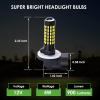 image10L0L 881 Golf Cart Headlight Bulb Lights for EZGO Club Car DS Precedent Super Bright Fog Light Bulbs Golf Cart Light Kit White Must Input 12V Pack of 2