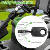image10L0L Deluxe Golf Cart Light Kit for Yamaha G14 G16 G19 G22 Full Headlight Taillight with RGB Daytime Running Lamp Low High Beam Turn Signal Horn Brake Pad Hazard Light Function