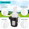 image10L0L Golf Cart Sand Bottle for Yamaha EZGO Club Car with Grip Hand Design Divot Filler Sand Bottle Assembly with Rattle Proof Holder2 Pack