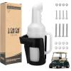 image10L0L Golf Cart Sand Bottle for Yamaha EZGO Club Car with Grip Hand Design Divot Filler Sand Bottle Assembly with Rattle Proof Holder1 Pack