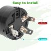 image10L0L 4pin Ignition Key Switch for Club Car PrecedentOnwardTempo Gas Golf Cart 2004up Starter Switch with 2 Keys Replace OEM 102515101 1012505