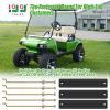 image10L0L Battery Hold Down Plate Kit for Club Car DS and Carryall Electric 19982005 Golf Cart Includes Rods ampamp Nuts OEM 1013683 101090801