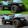 image10L0L Front Rear Fender Flares for Club Car Precedent Golf Cart with Stainless Steel Screws Set of 4Not Fit Modified Models